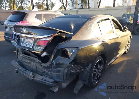 2017 Honda Accord Sport Se из США, поврежденный, VIN 1HGCR2F1XHA111371